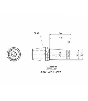 ER32 ODP M12X50