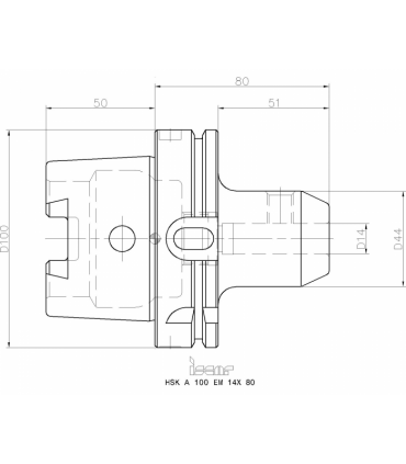 HSK A100 EM14X80