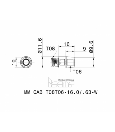 MM CAB T08T06-16.0/.63-W