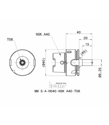 MM S-A-H040-HSK A40-T06