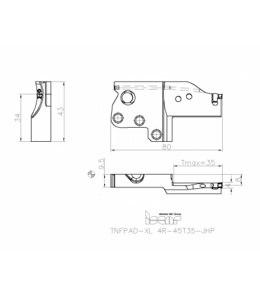 TNFPAD-XL 4R-45T35-JHP