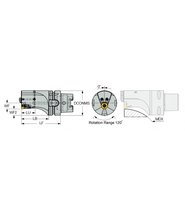 HSK A63WH-SRDCN-16-125Y