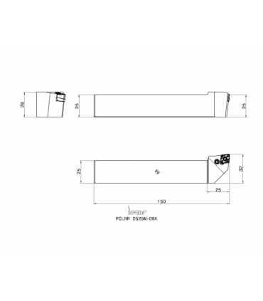 PCLNR 2525M-09X