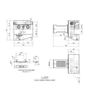 VDI30 B2B3AK-302040-JHPMC