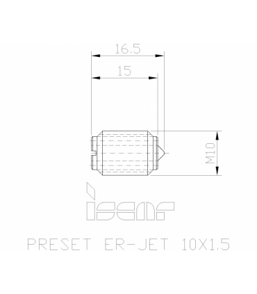 PRESET ER-JET 10X1.5