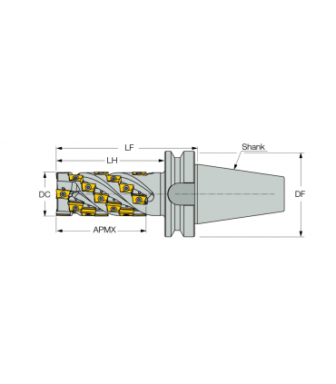 FIN LNK D050-100-4-BT50