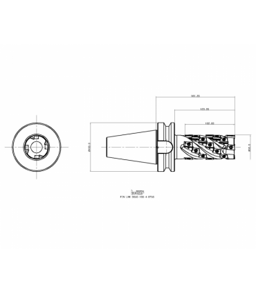 FIN LNK D050-100-4-BT50