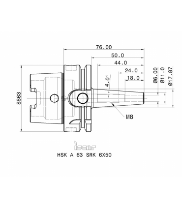 HSK A63 SRK 6X50