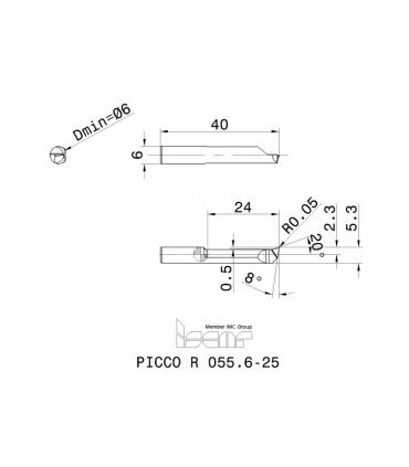 PICCO R 055.6-25 IC908