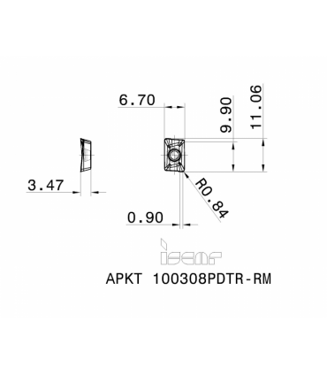 APKT 100308PDTR-RM IC950