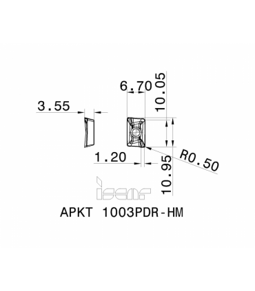 APKT 1003PDR-HM IC30N