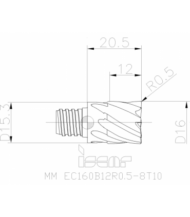 MM EC160B12R0.5-8T10 IC908