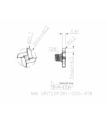 MM GRIT22P381-020-4T8 IC908