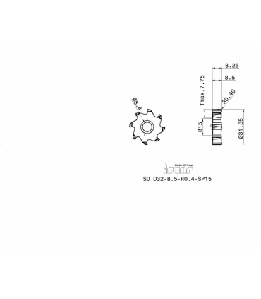 SD D32-8.5-R0.4-SP15 IC908