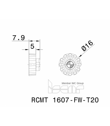 RCMT 1607-FW-T20 IC908