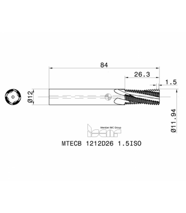 MTECB 1212D26 1.5ISO IC908
