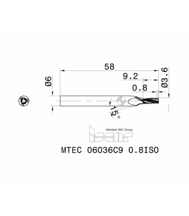 MTEC 06036C9 0.8ISO IC908