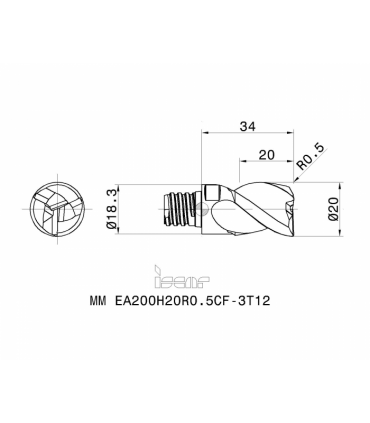 MM EA200H20R0.5CF-3T12 IC08