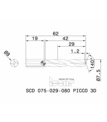 SCD 075-029-080 PICCO 3D IC908
