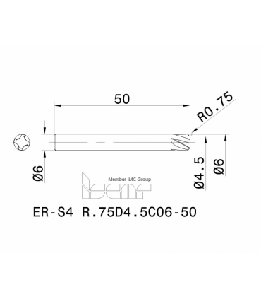 ER-S4 R.75D4.5C06-50 IC900