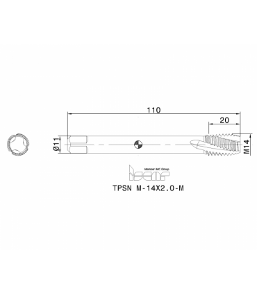 TPSN M-14X2.0-M HE