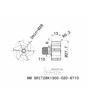MM GRIT28K1300-020-6T10 IC908