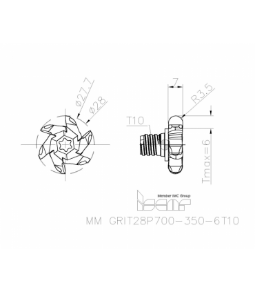 MM GRIT28P700-350-6T10 IC908