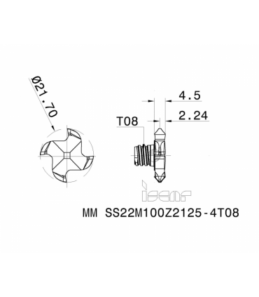 MM SS22M100Z2125-4T08 IC908