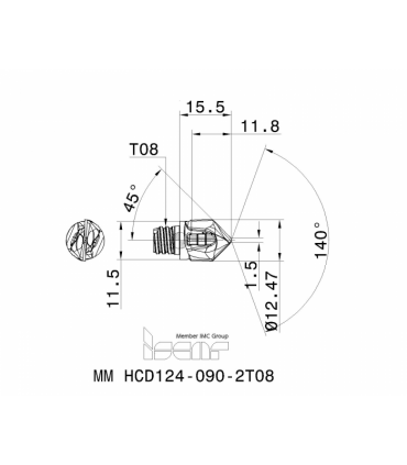 MM HCD124-090-2T08 IC908