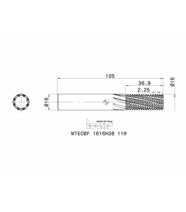 MTECBF 1616H38 11W IC908