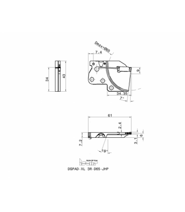 DGPAD-XL 3R-D65-JHP