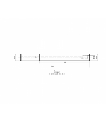 S M12-L250-C25-C-H