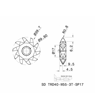 SD TRD40-W55-3T-SP17 IC908