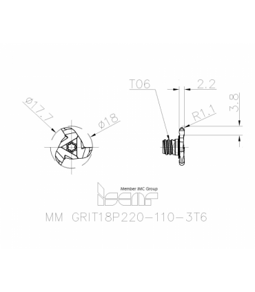 MM GRIT18P220-110-3T6 IC908