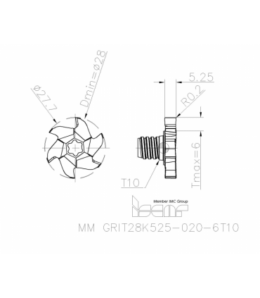 MM GRIT28K525-020-6T10 IC908