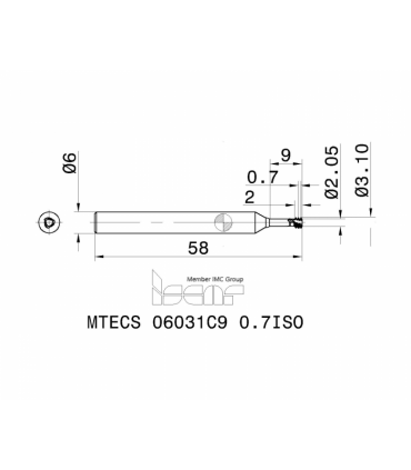 MTECS 06031C9 0.7ISO IC908