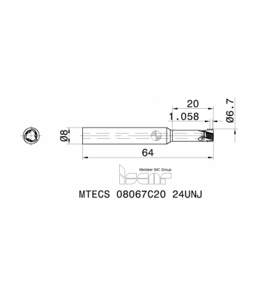MTECS 08067C20 24UNJ IC908