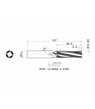 MTEC 1414D48 2.5ISO IC908