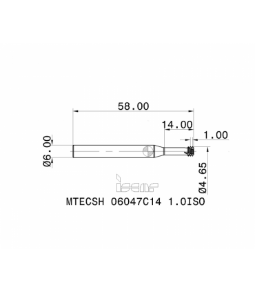 MTECSH 06047C14 1.0ISO IC903