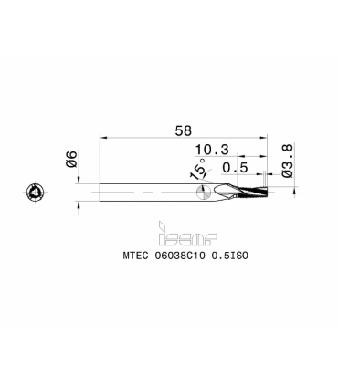 MTEC 06038C10 0.5ISO IC908