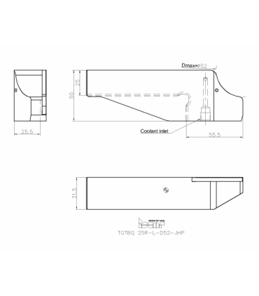 TGTBQ 25R-L-D52-JHP