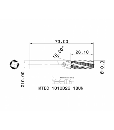 MTEC 1010D26 18UN IC908