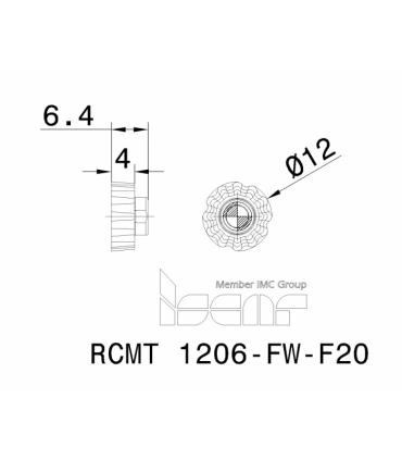 RCMT 1206-FW-F20 IC908