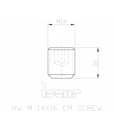 SR M14X16 DIN1835-B