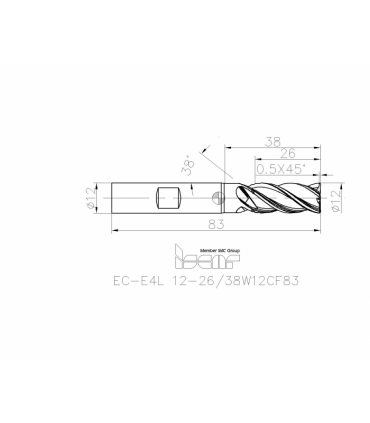 EC-E4L 12-26/38W12CF83 IC608