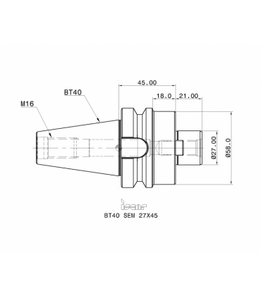 BT40 SEM 27X45
