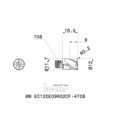 MM EC120E09R02CF-4T08 IC908