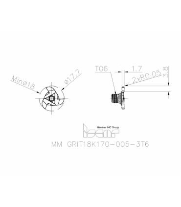 MM GRIT18K170-005-3T6 IC908
