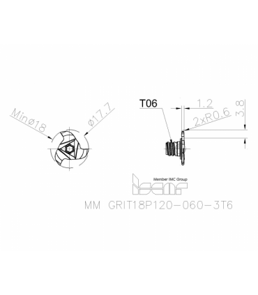 MM GRIT18P120-060-3T6 IC908