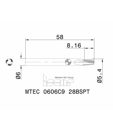 MTEC 0606C9 28BSPT IC908